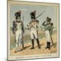 Napoleon's Imperial Guard: 1st Regiment Grenadier and Pupils of the 2nd Regiment-Louis Bombled-Mounted Art Print