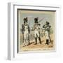 Napoleon's Imperial Guard: 1st Regiment Grenadier and Pupils of the 2nd Regiment-Louis Bombled-Framed Art Print