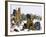 Napoleon's Retreat from Moscow-Richard Hook-Framed Giclee Print