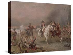 Napoleon's Retreat-Robert Alexander Hillingford-Stretched Canvas