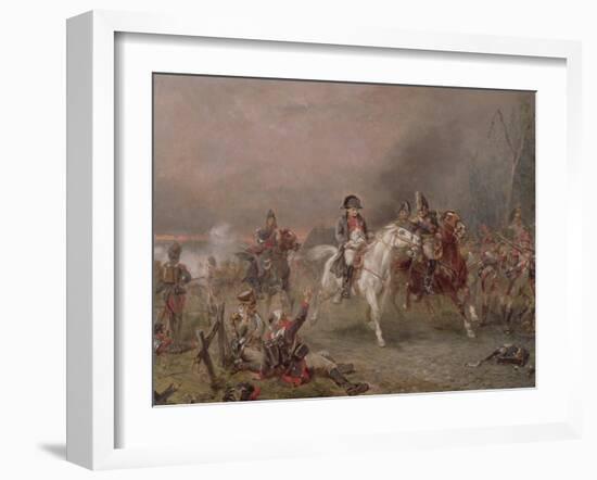 Napoleon's Retreat-Robert Alexander Hillingford-Framed Giclee Print