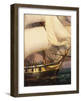 Napoleon's Return from Elba, February 28, 1815-Louis Garneray-Framed Giclee Print