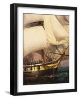 Napoleon's Return from Elba, February 28, 1815-Louis Garneray-Framed Giclee Print