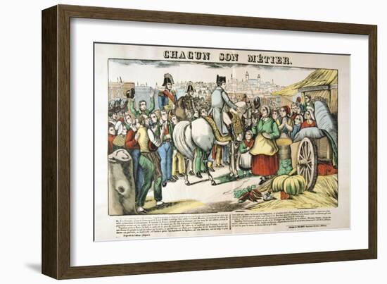 Napoleon's Return to Paris from the Island of Elba, 1815-Francois Georgin-Framed Giclee Print