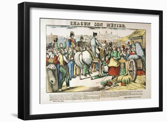 Napoleon's Return to Paris from the Island of Elba, 1815-Francois Georgin-Framed Giclee Print