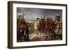 Napoleon's Speech to the 2nd Corps of the Grande Armée before the Attack on Augsburg-Claude Gautherot-Framed Giclee Print