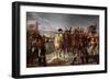 Napoleon's Speech to the 2nd Corps of the Grande Armée before the Attack on Augsburg-Claude Gautherot-Framed Giclee Print