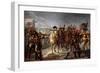 Napoleon's Speech to the 2nd Corps of the Grande Armée before the Attack on Augsburg-Claude Gautherot-Framed Giclee Print