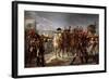 Napoleon's Speech to the 2nd Corps of the Grande Armée before the Attack on Augsburg-Claude Gautherot-Framed Giclee Print