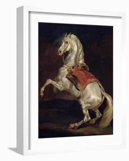 Napoleon's Stallion, Tamerlan-Théodore Géricault-Framed Giclee Print