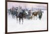 Napoleon's Troops Retreating from Moscow, 1888-89-Jan Van Chelminski-Framed Giclee Print