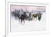 Napoleon's Troops Retreating from Moscow, 1888-89-Jan Van Chelminski-Framed Giclee Print