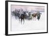 Napoleon's Troops Retreating from Moscow, 1888-89-Jan Van Chelminski-Framed Giclee Print