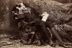 Portrait of Oscar Wilde (1854-1900), 1882 (B/W Photo) (Detail of 87436)-Napoleon Sarony-Giclee Print