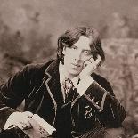 Portrait of Oscar Wilde (1854-1900), 1882 (B/W Photo) (Detail of 87436)-Napoleon Sarony-Giclee Print