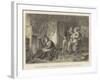 Napoleon Seeks Rest in a Roadside Cottage after His Defeat at Waterloo-Marcus Stone-Framed Giclee Print