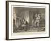 Napoleon Seeks Rest in a Roadside Cottage after His Defeat at Waterloo-Marcus Stone-Framed Giclee Print