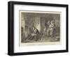 Napoleon Seeks Rest in a Roadside Cottage after His Defeat at Waterloo-Marcus Stone-Framed Giclee Print