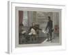 Napoleon Signing His Abdication in Fontainebleau-Stefano Bianchetti-Framed Giclee Print