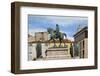 Napoleon Statue, Place General Degaulle, Ajaccio, Corsica, France-Walter Bibikow-Framed Photographic Print