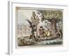 Napoleon the Little Corsican Gardener Plants What He Hopes Will be a New Dynasty-James Gillray-Framed Art Print