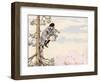 Napoleon Up a Tree-null-Framed Art Print