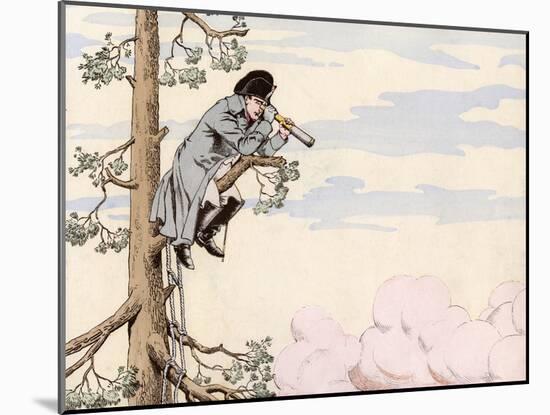 Napoleon Up a Tree-null-Mounted Art Print