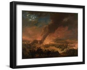 Napoleon Visiting the Bivouacs on the Eve of the Battle of Austerlitz, 1st December 1805-Baron Louis Albert Bacler D'albe-Framed Giclee Print