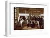 Napoleon Visiting the Infirmary of Invalides on 11Th February 1808 by Alexandre Veron Bellecourt-null-Framed Photographic Print