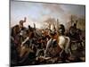 Napoleon Wounded before Ratisbon, April 23, 1809-Claude Gautherot-Mounted Giclee Print