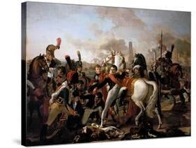 Napoleon Wounded before Ratisbon, April 23, 1809-Claude Gautherot-Stretched Canvas