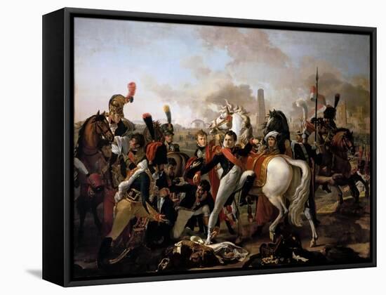 Napoleon Wounded before Ratisbon, April 23, 1809-Claude Gautherot-Framed Stretched Canvas