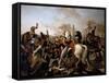 Napoleon Wounded before Ratisbon, April 23, 1809-Claude Gautherot-Framed Stretched Canvas