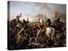 Napoleon Wounded before Ratisbon, April 23, 1809-Claude Gautherot-Stretched Canvas