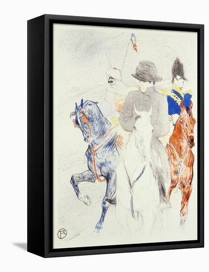 Napoleon-Henri de Toulouse-Lautrec-Framed Stretched Canvas