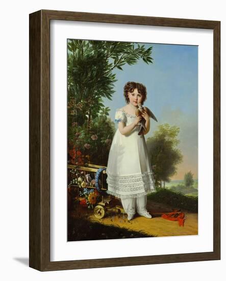 Napoleone Elisa Bacciochi,daughter of Elisa,sister of Napoleon I.-Marie Guilhelmine Benoist-Framed Giclee Print