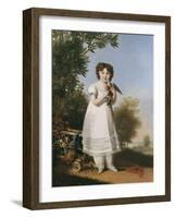 Napoléone-Elisa Baciocchi princesse de Piombino (fille d'Elisa Bonaparte et du prince Félix-Marie Guillermine Benoist-Framed Giclee Print