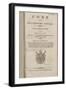 Napoleonic Code of Civil Procedure for the French Departements of the Rhine Left Bank-null-Framed Giclee Print