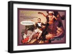 Napoleonic Code: Software and Internet Hosting Services-null-Framed Art Print