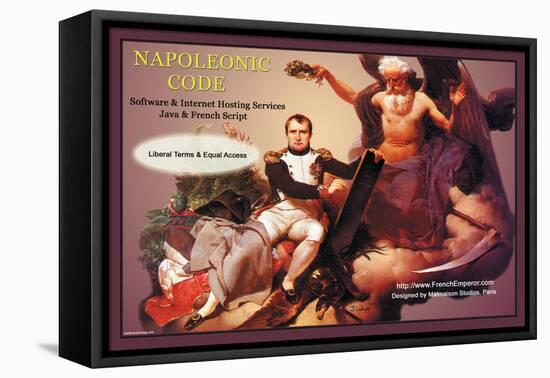 Napoleonic Code: Software and Internet Hosting Services-null-Framed Stretched Canvas