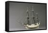 Napoleonic Prisoner of War Ship Model-null-Framed Stretched Canvas