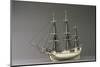 Napoleonic Prisoner of War Ship Model-null-Mounted Photographic Print