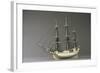 Napoleonic Prisoner of War Ship Model-null-Framed Photographic Print