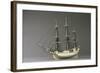 Napoleonic Prisoner of War Ship Model-null-Framed Photographic Print