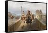 Napoleonic Troops-Gottfried Willewalde-Framed Stretched Canvas