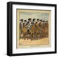 Napoleonic Wars, Cavalry of the Army of Italy-Louis Bombled-Framed Art Print