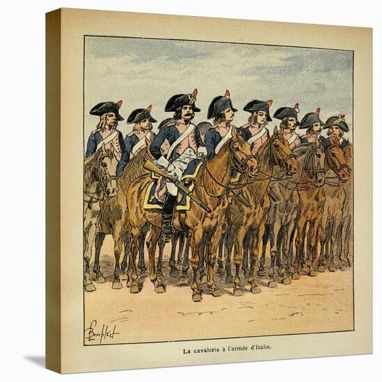 Napoleonic Wars, Cavalry of the Army of Italy-Louis Bombled-Stretched Canvas