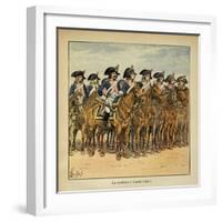 Napoleonic Wars, Cavalry of the Army of Italy-Louis Bombled-Framed Art Print