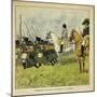 Napoleonic Wars, Emperor Napoleon Observes His Conscripts During a Battle-Louis Bombled-Mounted Art Print