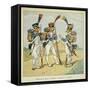 Napoleonic Wars, French Army. Line Infantry: Fusilier, Grenadier and Voltigeur-Louis Bombled-Framed Stretched Canvas